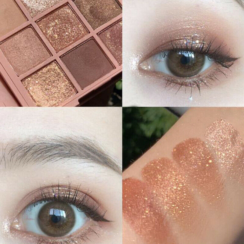 9 Color Makeup Eyeshadow Pallete Waterproof Glitter Eyeliner Shimmer MakeupJ Gw