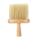 2Pcs Neck Face Duster Brush Salon Hair Cleaning Wooden Sweep Brush Hair Cut