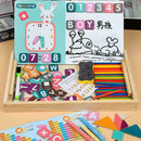 Magnetic Stickers Learning Drawing Board Toys Magnetic Jigsaw Puzzle Educat L8X8