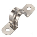 2 stainless steel U-shaped pipe clamps, half pipe for pipe fittings-14mm A4M7