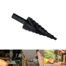1* New Black Nitride Spiral Groove Triangle Shank Step Drill Bit Pagoda Drill
