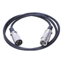 3-Pin XLR Male to Female miniphone Extension cable 1M D4X1