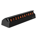 Car Temporary Parking Phone Number Card Non-slip Flip Type Auto Park Stop Plate
