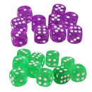 20pcs Digital Dices D6 6 Sided Dice Set for Dungeons and Dragons D & D Games