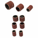 132 pc 1/2 inch 3/8 inch Mixed Drum Mandrel& Sanding Drum Sleeves For Rotar