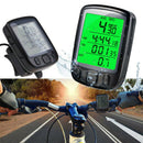Waterproof Digital LCD Cycle Bicycle Backlight 536 Computer Speedometer Odometer