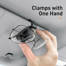 Baseus Car Sun Visor Sunglasses Clip Ticket Holder (Clamping Type Black)