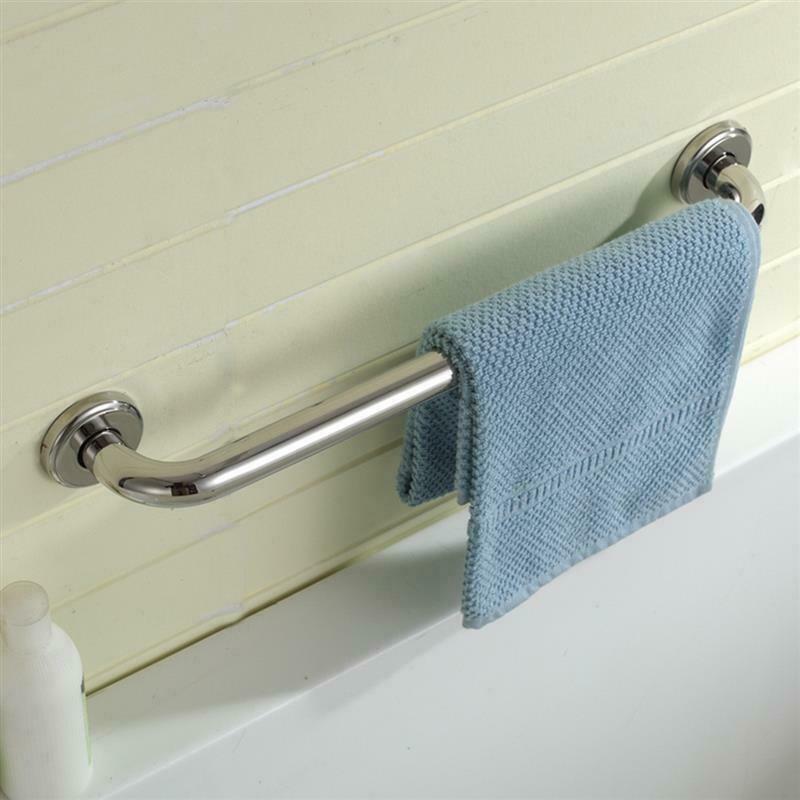 New Bathroom Tub Toilet Stainless Steel Handrail Grab Bar Shower Safety Sup N3J5