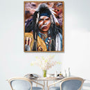5D DIY Full Drill Diamond Painting Cross Stitch Embroidery Kit (Indian03)