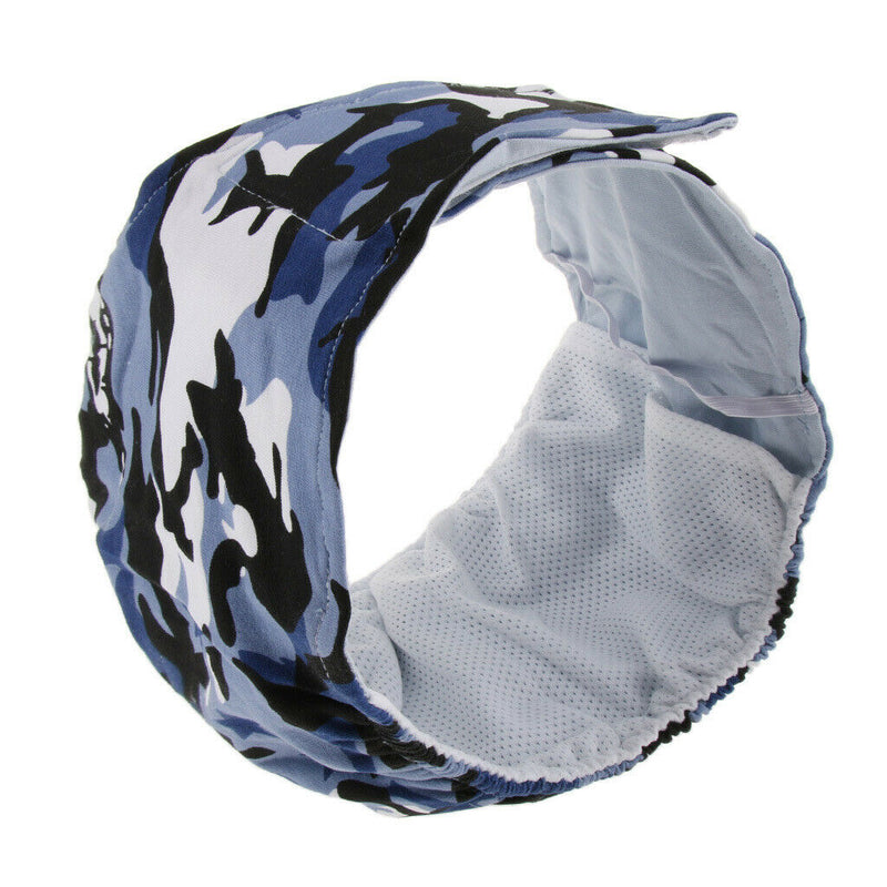 Male Dog Sanitary Physiological Pants Washable Dog Diapers Camouflage Blue