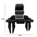 Auto Car Interior Sun Visor Hook Clip Bracket for A4B6 B7 A4L Q5 A7 (Black)