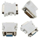 15 Pin VGA Female to 24+1 Pin DVI-D Male Adapter Converter LCD PC Laptop 2020