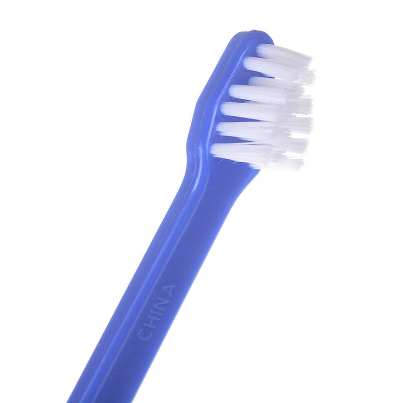 1Pcs dual end cat dog puppy toothbrush dental grooming tooth brush OZ