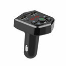 Hands-free Bluetooth 5.0 Car Kit FM Transmitter USB Charger Adapter MP OPX