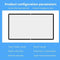 Projector Simple 150" inch 16:9 HD Foldable Screen for Home Theater Office
