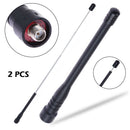 2 x SMA-Female 430Mhz UHF Telescopic Antenna for Baofeng UV-5R 888s 777s