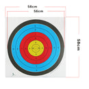 5 Pieces Heavy Archery Target Paper Faces for Recurve Bow Crossbow 58 x 58cm