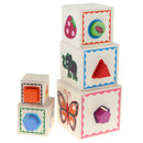 Nesting and Stacking Blocks: Numbers, Shapes, and Colors, Shape Sorting Cube