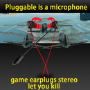 Universal Gaming Headset In-Ear Headphone With Control Mic For Mobile Computer