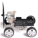 Mini Wind Car 130 Brush Robot for Arduino Children Educational DIY Car Kits MO
