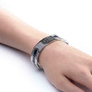 Creative Cross Stainless Steel Bracelet Men's Black Fashion Bracelet F8A2