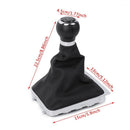 Gear Shift Knob Lever + Gaiter Cover Case For VW Volkswagen Passat B6 2005-2011