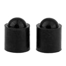 10pcs Rubber Pool Cue Tip Head Protector Cover for Billiard Snooker Black