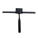 1pcs Bathroom Squeegee Glass Squeegee Cleaner Shower Window Wiper Black