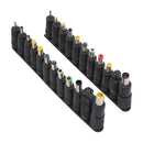 23PCS DC Female Jack to Multi Type Power Plug Connector Adapter 5.5 x 2.1mm Set