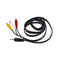 3.5mm jack plug to 3 RCA plugs Male To Male Audio Video AV Adapter Cable 1.5M JR