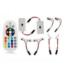 T10 5050 RGB LED Car Roof Dome Reading Light Lamp Bulb Remote Control  OZ