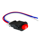 Motorcycle Hazard Light Switch Double Warning Flasher Emergency Signal w/3 Wire-