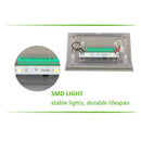 2X Solar Power 4 LED Path Way Wall Landscape Garden Fence Lamp Outdoor Light