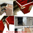 135Â° Degree Corner Folded Cabinet Door Hinges Soft Close Half Overlay Kitchen LJ