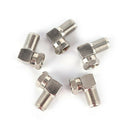 5x Right Angle 90 Degree Coaxial Connector F Male To F Female Adapter RG6JR