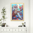 5D DIY Special Shaped Diamond Painting Colorful Bird Cross Stitch Embroider