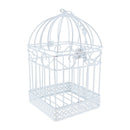 Iron Birdcage Shape Succulent Pot Metal Hanging Planter Plant Holder - 13cm