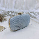 Fashion Women Ruched Clutch Evening Bag Ladies Party Wedding Bride Wallet D