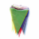 colorful 10m bunting banner triangle flags brithday graduation party decor N3cG