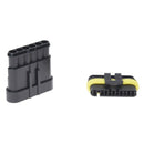 Kit 6 Pin Way Waterproof Electrical Wire Connector Plug W9T7