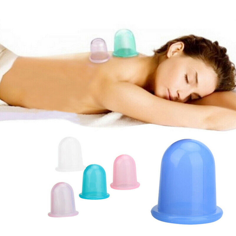 Vacuum Therapy Silicone Scoop Cups Massage Body Device Massage DSW CFT