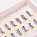 New 10 pairs/lot Half/ Mini /Corner Winged False eyelashes Cute eye lashes ACME