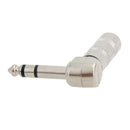 2pcs Right Angle Male Stereo Phone Plug Guitar Cable Audio Connector