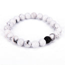Couples His & Hers Distance Bracelet Lava Bead Matching YinYang Lovers Gift  LJ