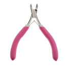 Stainless Steel Nails Cuticle Nipper Hard Skin Remover Manicure Tool Pink