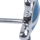Turtle Earrings Synthetic Opal For Women Jewelry Blue J2O9