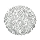 Placemat For Dining Table Pvc Plastic Hollow Insulation Round Baroque Medit E1T2