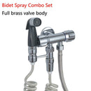 Wash Toilet Seat Hand-held Shower Head Bidet Sprayer Bathroom Accessories