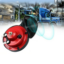 Loud 110DB 12V ABS Black Electric Snail Horn Air Horn Raging Sound Universal