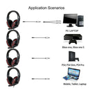 3.5mm Gaming Headset Mic LED Headphones Stereo Bass Surround for PC PS4 Xbox ONE